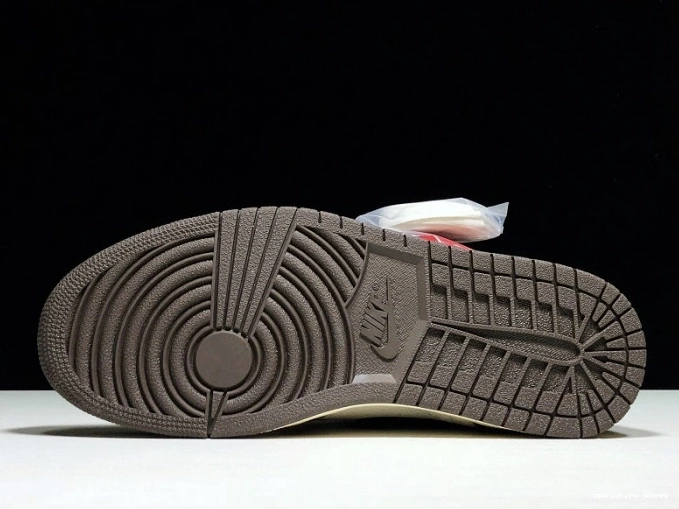 Rep High 100 'Mocha' x CD4487 OG - Retro Scott Air 1 Jordan Travis 0809